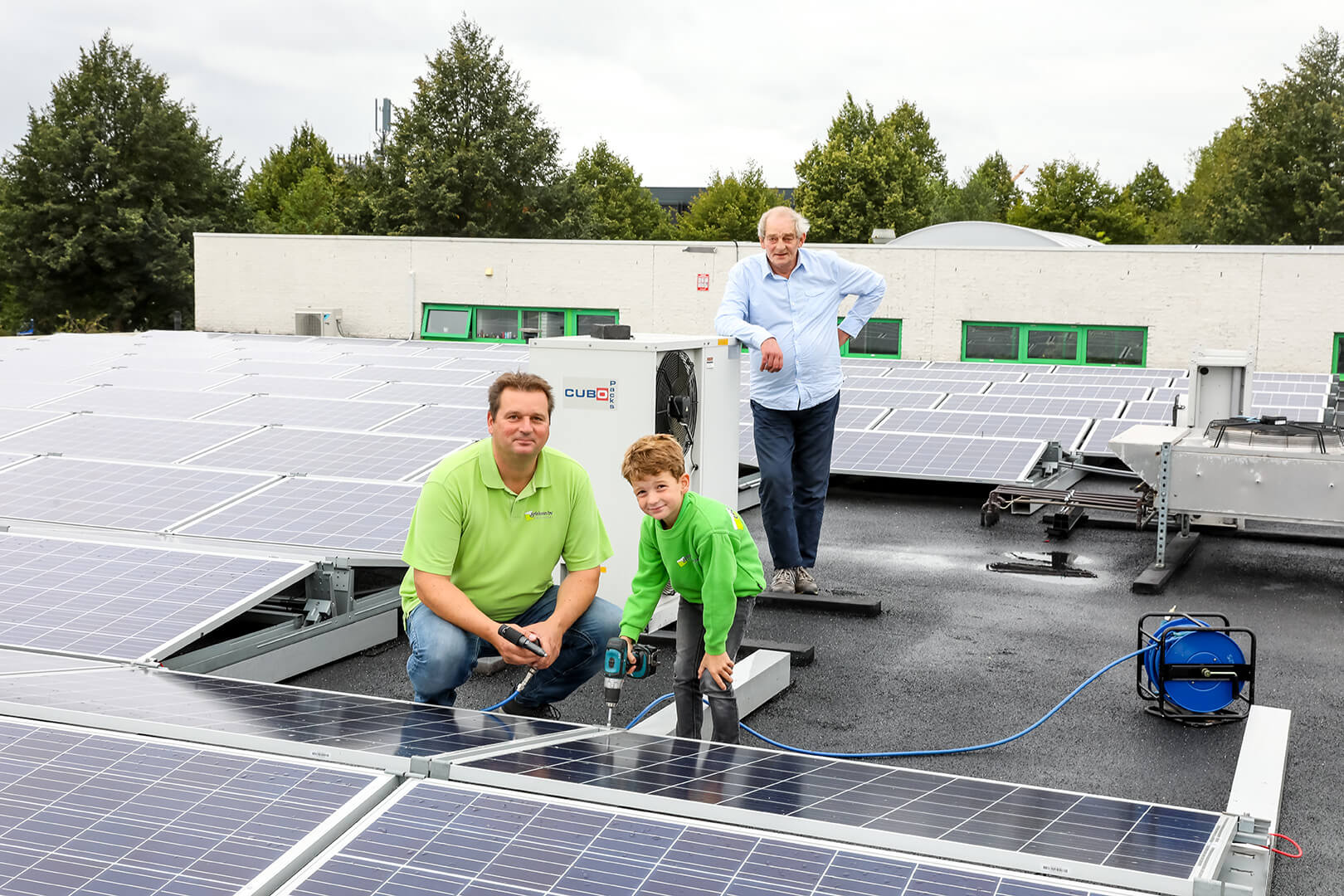 Drie generaties en zonnepanelen